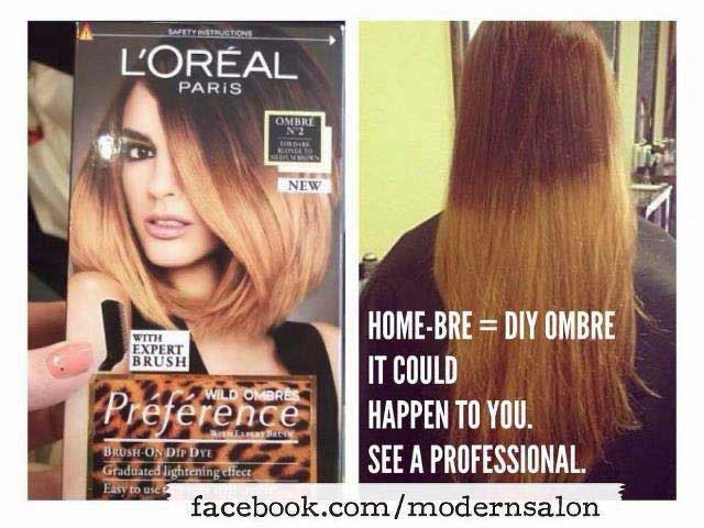 DIY ombre at home