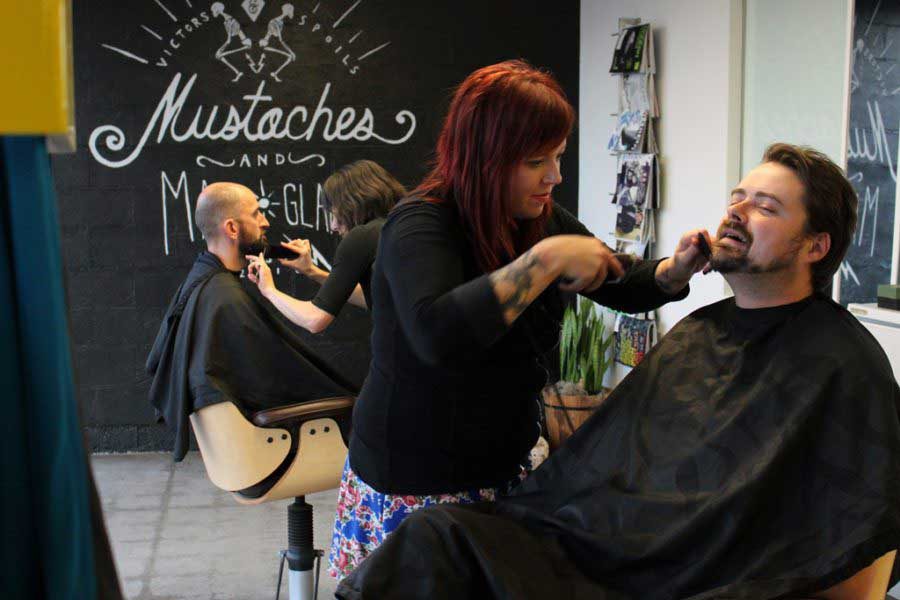 VooDoo Hair Lounge presents mustaches and man glands in mens health