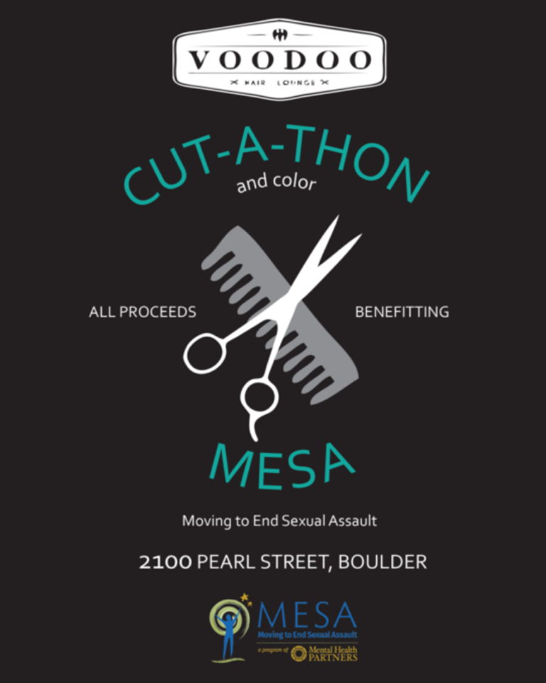 Moving to End Sexual Assault (MESA) Cut-a-Thon at Voodoo Hair Lounge