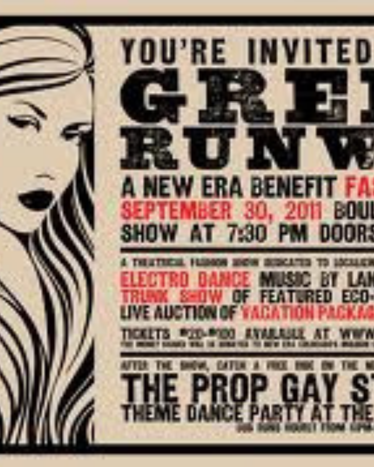 This Friday, Voodoo stylists will be styling hair for the Green Runway Fashion Show.