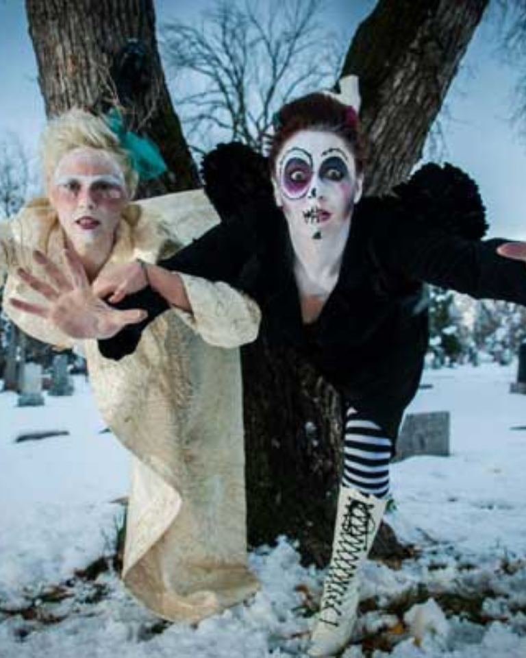 Voodoo Hair Lounge will have professional body paint artist, Star Oakland in the salon this Friday and Saturday doing face painting for the Halloween holiday.